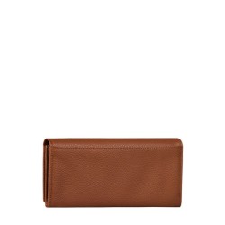 PORTE MONNAIE cuir le foulonné LONGCHAMP Caramel
