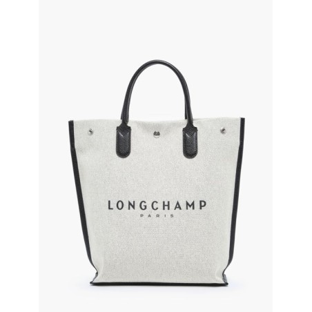 Sac cabas M Essential en toile LONGCHAMP Ecru