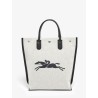 Sac cabas M Essential en toile LONGCHAMP Ecru