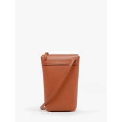 Étui téléphone Le Pliage Xtra cuir LONGCHAMP Cognac
