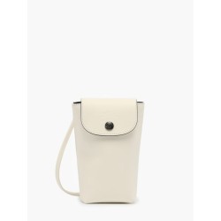 Étui téléphone Le Pliage Xtra cuir LONGCHAMP Ecru