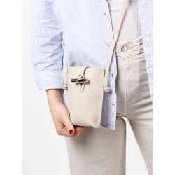 Etui téléphone Roseau cuir LONGCHAMP Papier