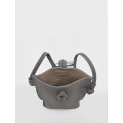 Etui téléphone Roseau cuir LONGCHAMP Tourterelle