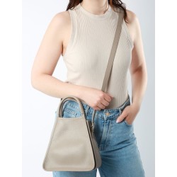 Sac porté main Le foulonné cuir LONGCHAMP Tourterelle