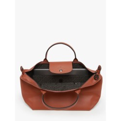 Sac porté main Le pliage xtra cuir LONGCHAMP Cognac