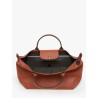Sac porté main Le pliage xtra cuir LONGCHAMP Cognac