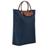 Longchamp Sac cabas porté main M Le Pliage Original Marine