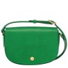 Longchamp Sac porté travers S Epure en cuir Vert