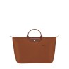 Sac de voyage S Le Pliage Green LONGCHAMP Cognac