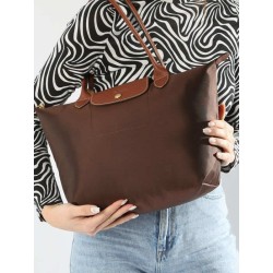 Sac shopping S Le pliage LONGCHAMP Ebène