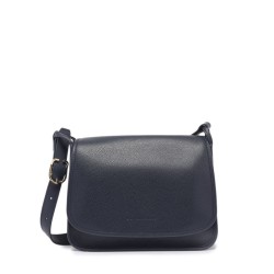 Sac porté travers Le foulonné cuir LONGCHAMP Navy