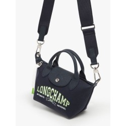 Sac porté main Le pliage université coton LONGCHAMP Marine