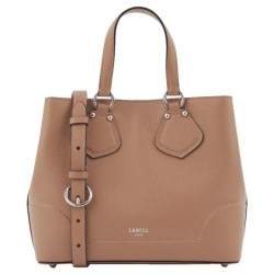 Lancel Petit sac à main Néo Izy S en cuir grainé Granit
