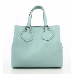 Lancel Petit sac à main Néo Izy S en cuir grainé Azur