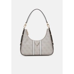 Guess NOREEN TOP ZIP SHOULDER BAG Sac à main dove logo
