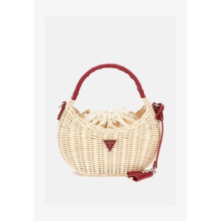 Guess Sac à main blanc rouge multi