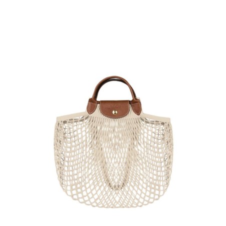 Sac à main Le Pliage Filet LONGCHAMP Ecru