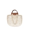 Sac à main Le Pliage Filet LONGCHAMP Ecru