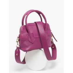 Sac bandoulière Gisèle XS Art Déco cuir PAUL MARIUS Zinzolin