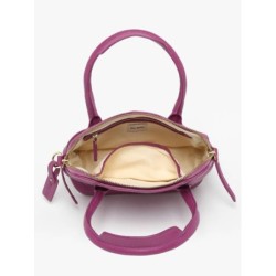 Sac bandoulière Gisèle XS Art Déco cuir PAUL MARIUS Zinzolin