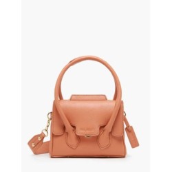 Sac porté main Colette XS Art Déco cuir PAUL MARIUS Caramel