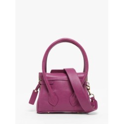 Sac porté main Colette XS Art Déco cuir PAUL MARIUS Zinzolin