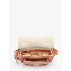 Sac bandoulière XS La Suite Art Déco cuir PAUL MARIUS Caramel