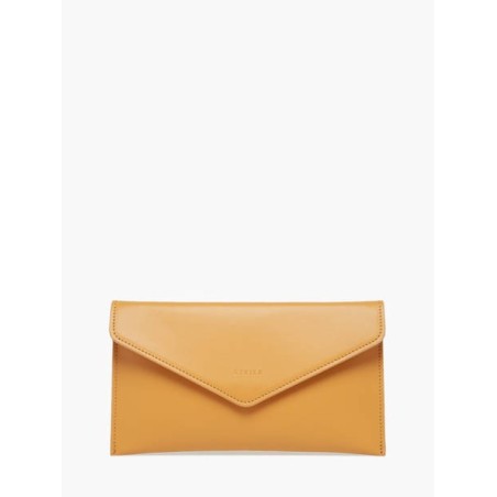 Sac de soirée Paddock cuir ETRIER Moutarde