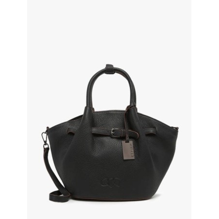 Sac porté main Ecuyer cuir ETRIER Noir
