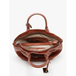 Sac porté main Ecuyer cuir ETRIER Camel