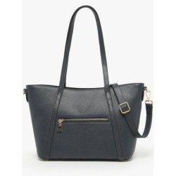 Sac porté épaule S Tradition cuir ETRIER Marine