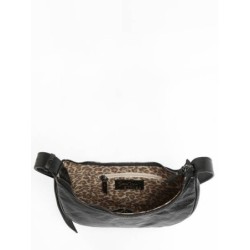 Sac bandoulière Sosoomao cuir ETRIER Noir irise