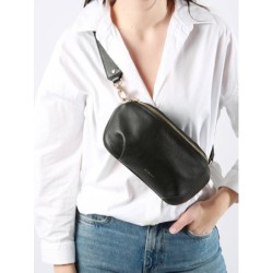 Sac banane M Tradition cuir ETRIER Noir
