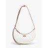 Sac porté épaule S Sosoomao coton et cuir ETRIER Beige camel
