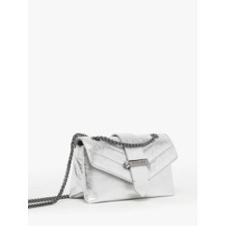 Sac bandoulière Jana irise cuir ETRIER Argent