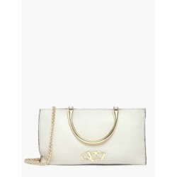 Sac de soirée Jumping cuir ETRIER Craie