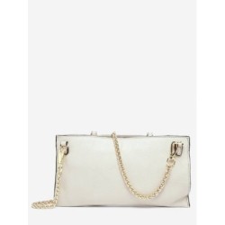 Sac de soirée Jumping cuir ETRIER Craie