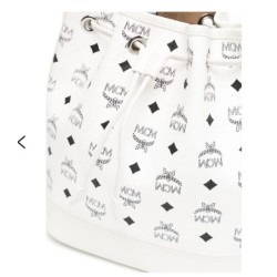 MCM sac seau Dessau médium à logo imprimé