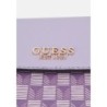 Guess HALLIE Sac à main lilac logo