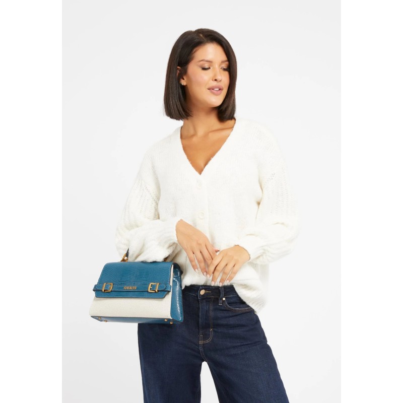Guess SESTRI HANDLE FLAP Sac à main blau multi